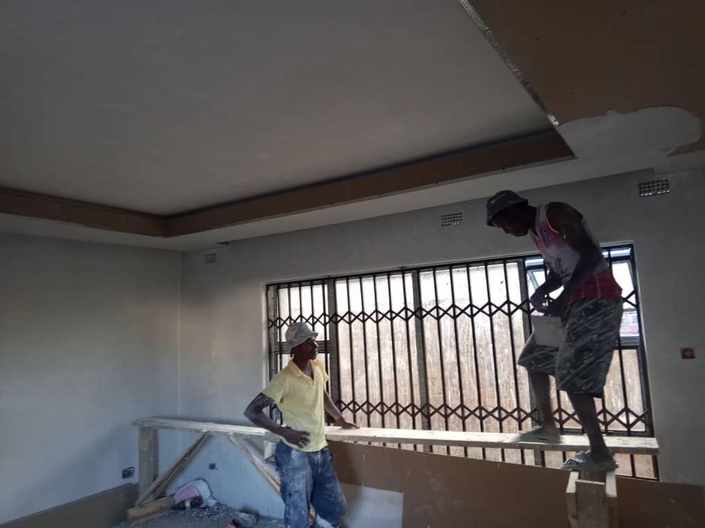 Ceiling Finishing completed by Invincible Konstruction