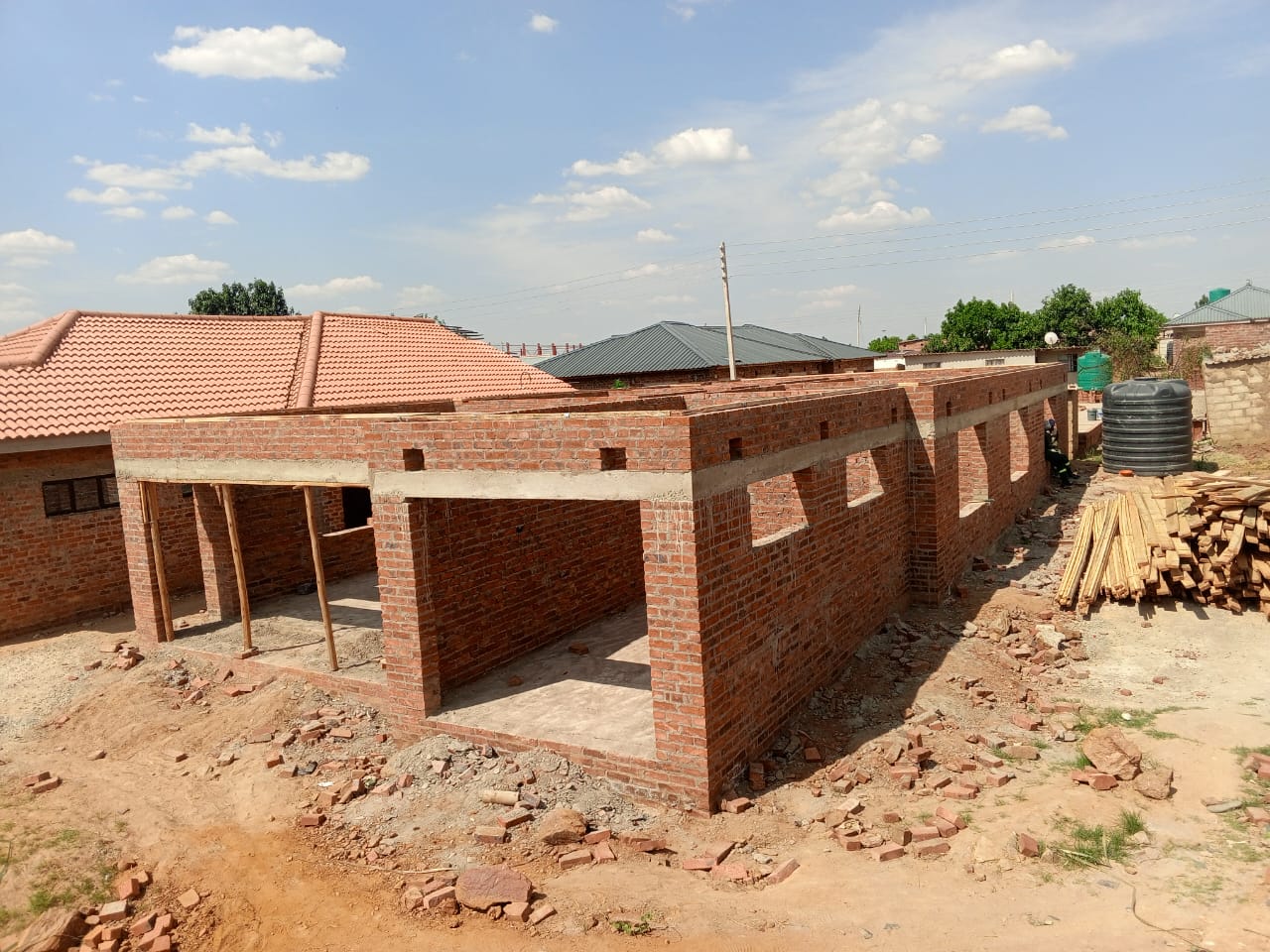 Residential Brickwork completed by Invincible Konstruction