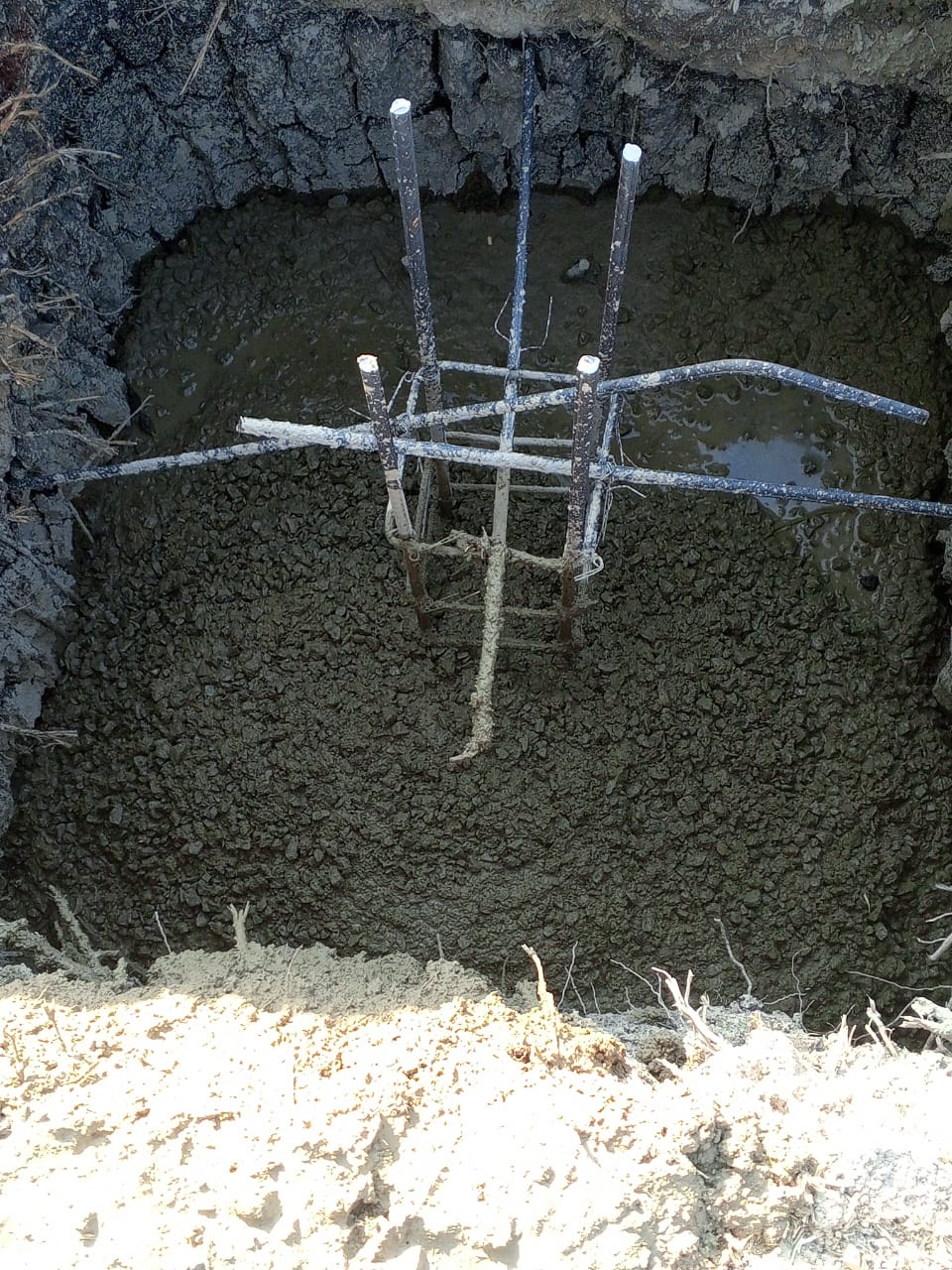 Foundation Concrete completed by Invincible Konstruction