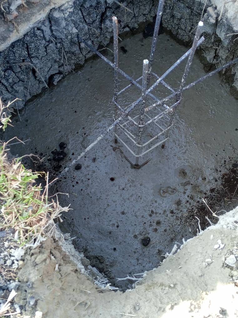 Concrete Footing completed by Invincible Konstruction