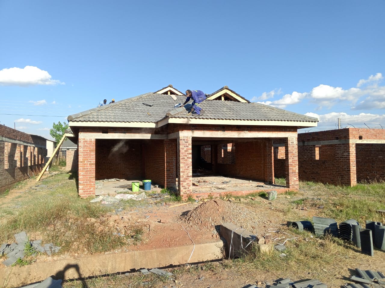 Tiled Roof Construction completed by Invincible Konstruction